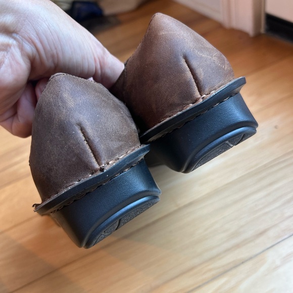 NWOT Alegria Pesca Fisherman Brown Leather Sandals with Black Sole - Picture 7 of 13